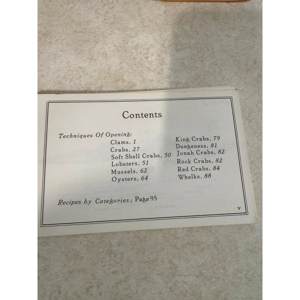 The Craft of Dismantling a Crab 1977 Vintage Seafood Cookbook Shellfish Guide